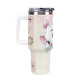 thumbnail image 4 of The Aristocats 40 Oz Tumbler With Handle And Straw, Stainless Steel Vacuum Travel Mug, Double Wall Vacuum Insulated Tumbler With Lid, Water Bottle for Gifts Party Office Coffee, 4 of 8