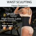 thumbnail image 4 of SHAPEVIVA Latex Waist Trainer Corset Underbust Sport Cincher Womens Workout Body Shaper, 4 of 6