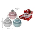 thumbnail image 3 of Ornement Rayé En Satin Pailleté (Assortiment) (12/Disp) - Lot De 12, 3 of 3
