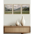 thumbnail image 4 of Drsoum Vintage Landscape Wall Art Mountain Range Retro Classic Farmhouse Paints Rustic 11x14in3pcs Natural Framed, 4 of 7