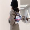 thumbnail image 1 of Bolsa Casual Mujer Impresión PU Hombro Axila Hobos Vintage Monedero (Azul) Likrtyny Para Estrenar, 1 of 9