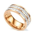 thumbnail image 1 of Sonducket Anillo de mujer Adornos de joyería Decoración de mano Hermosas decoraciones de vestir Compromiso de boda Anillos de mujer Accesorio Ropa, zapatos y accesorios Miscelánea Oro rosa/2 capas, 1 of 6