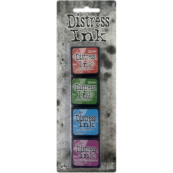 Tim Holtz Distress Mini Ink Pads 4/Pkg-Kit 2