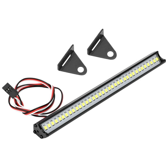 Super Bright RC LED Light bar Roof LED Lamp Kit, RC Universal Roof Light Super Bright Single Row 35LED with Channel Control Switch, Multi-Mode Roof Lamp