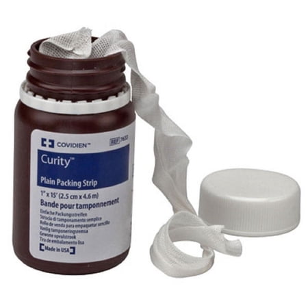 Curity Iodoform Packing Strip - 1/4 Inch x 5 Yards
