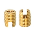 thumbnail image 5 of Self Tapping Threaded Inserts, 10Pack Inner M5 M8x10 Brass Nuts, 5 of 6