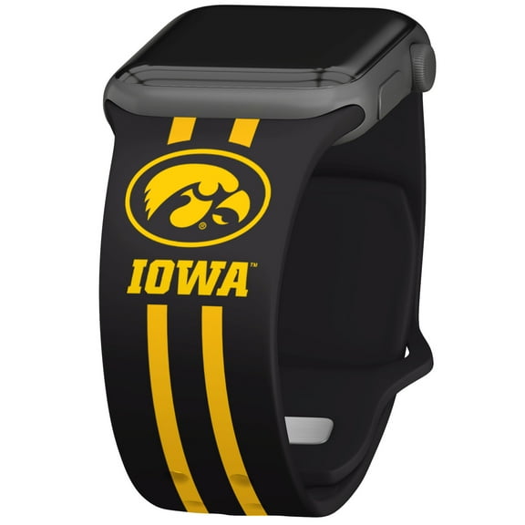 Iowa Hawkeyes Silicone Apple Watch Band