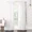 White, variant on Sheer Avril Crushed Texture Rod Pocket Curtain Panel : Light Filtering, Machine Washable, Polyester-Available in multiple sizes