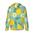 thumbnail image 3 of Gaeub Lemons Chamomile Flowers And Leaves Men's and Women's UPF 50+ Long-Sleeved Sun Protection Clothing, Fishing Shirt Long Sleeve Zip - Large, 3 of 9