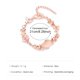 thumbnail image 3 of Moda Mujeres Opal Leaf Rose Gold pulsera de compromiso de joyería de regalos, 3 of 7