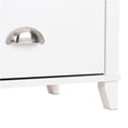 thumbnail image 4 of Home Square 2 Piece Solid Wood Nightstand Set with 2 Drawer in White, 4 of 7