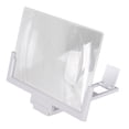 thumbnail image 1 of 8-14 Inches Phone Screen 3d Video Amplifier Pulling Type Magnifier Folding Rack for Home Office (White), 1 of 8