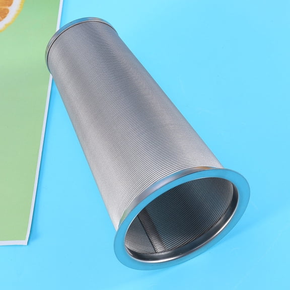 GOOHOCHY Stainless Steel Tea Strainer for Coffee Home Kitchen Use Silver 15cm