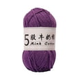 thumbnail image 2 of SSZMDLB under $5 Crochet Yarn, Yarn, 5 Strands Milk Cotton Crochet Thread for DIY Knitting, Baby Sweater, Doll, Scarf, Hat, Soft and Bright Color, Suitable for Beginners and Experienced Crafters, 2 of 6