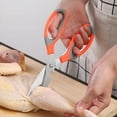 thumbnail image 3 of TERGAYEE Kitchen Shears Household Barbecue Scissors Poultry Shears Food Cooking Scissors All Purpose Stainless Steel Utility Scissors Kitchen Gadgets, 3 of 9