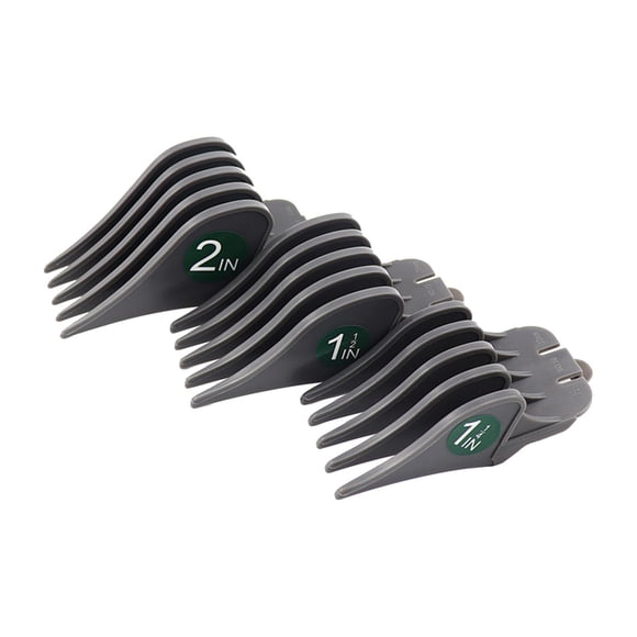 3 piezas/juego de peine de límite de cortaa de pelo profesional 32mm 51mm gris Zulema Peines guía