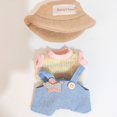 thumbnail image 4 of Cute Dolll Clothes Suit for 17cm Kawaii Dolls, Doll Outfit Accessories Set with Hat Shirt Pants for Birthday Gifts, 4 of 4