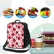 thumbnail image 4 of Fotbe Rose Lonchera Bolsa de Almuerzo para Hombres y Mujeres, Lonchera de Gran Capacidad, Bolsa de Almuerzo Reutilizable, Bolsa Térmica Aislante, 4 of 7