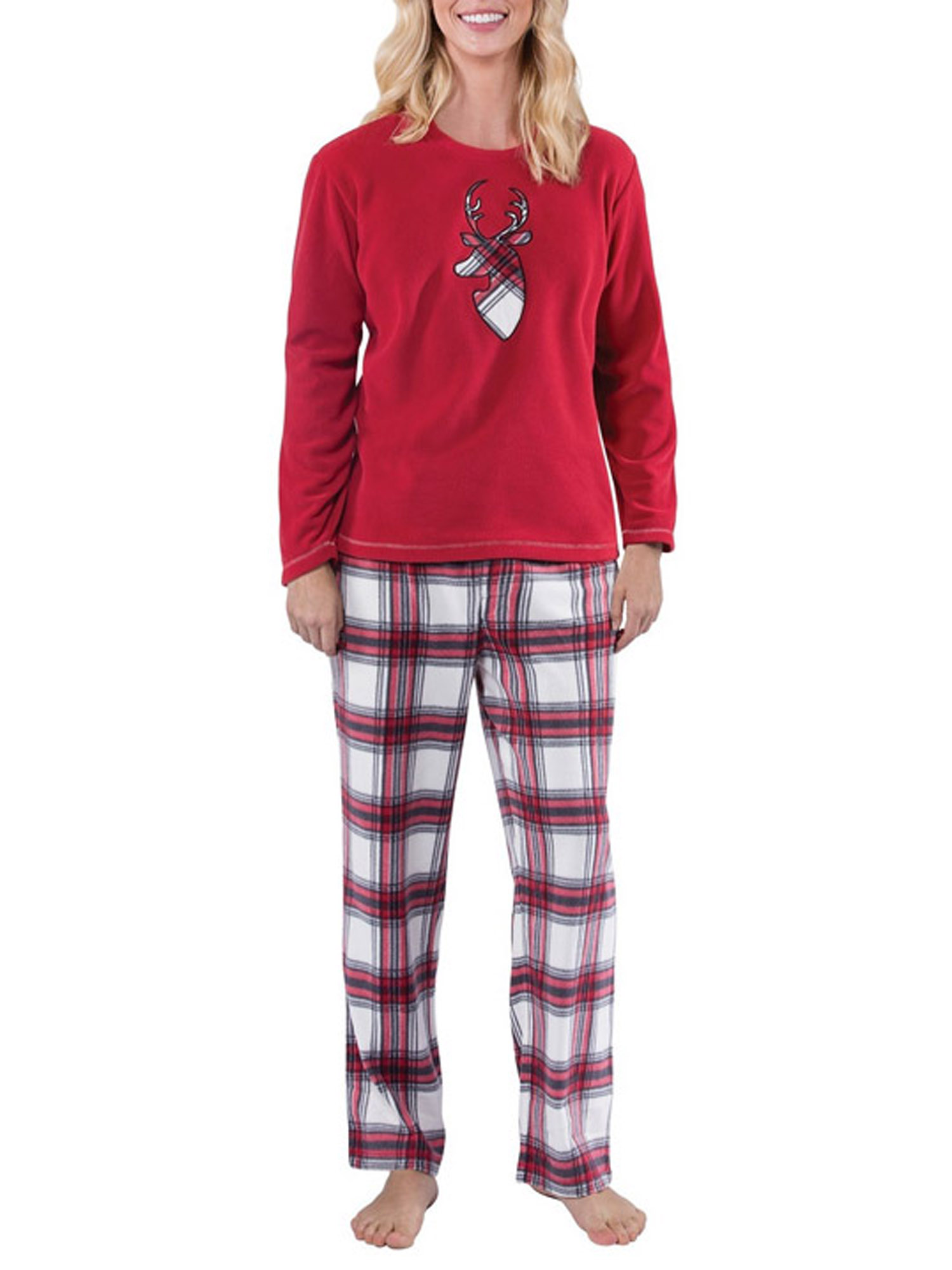 Details about / STYLE /& CO LUNA SHINE SHORT SLEEVE PAJAMA SLEEP TOP RED SMALL