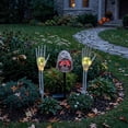 thumbnail image 6 of AZXY Halloween Stake Light, 3PCS Warm Yellow Glow Skeleton Yard Stake, Metal Ground Stake For Patio & Night Halloween Gathering Decor, 6 of 7