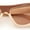 Brown Beige - Brown, variant on Womens Retro Beveled Lens Thick Plastic Cat Eye Mod Sunglasses Brown Beige - Brown