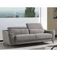 thumbnail image 1 of ViscoLogic Canapé/fauteuil 3 Places Style Luxe en Tissu Rembourré avec Appuie-Tête Réglable pour Salon, Causeuse et Fauteuil (Gris), 1 of 6