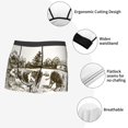 thumbnail image 6 of Daiia Cows Grazing On The Meadow Men's Underwear Boxer Briefs, Cotton Stretch Moisture-Wicking Underwear-Large, 6 of 9