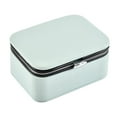thumbnail image 2 of EHJRE PU Leather Jewelry Gift Box Storage Case Pendant Ears Trinket Organizer Light Green, 2 of 9