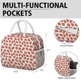 thumbnail image 6 of Lunch Bag Lunch Box for Women Reusable Insulated Lunch Bags,Water-Resistant Fruits Strawberry Pattern Cooler Lunch Tote Bag, Large Capacity for Work Travel Picnic, 6 of 6