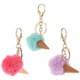 thumbnail image 3 of 3 PCS Llaves adorables de bolsas decorativas Cachuelas colgantes de helado llave, 3 of 5