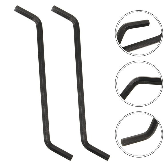 OULII 2Pcs Metal Garbage Disposal Wrench for Kitchen Sink with Z-Shaped Chrome Vanadium Steel