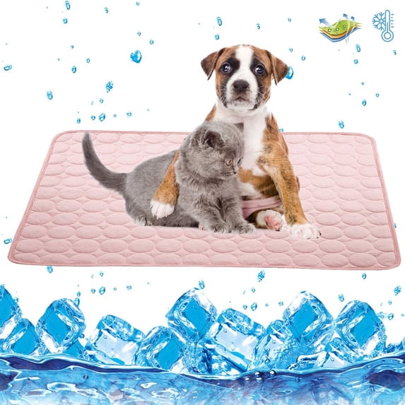 Dog Cooling Mats Summer Pet Blanket Soft Cats Kennel Ice Pad for Dog Cat Sofa, Car Seat and Outdoor