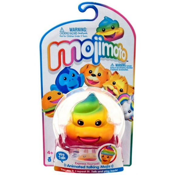 Mojimoto Animated Talking Mojis Rainbow Poop Hanger Figure