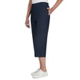 thumbnail image 3 of Alfred Dunner Womens Relaxed Denim Capri, 3 of 6