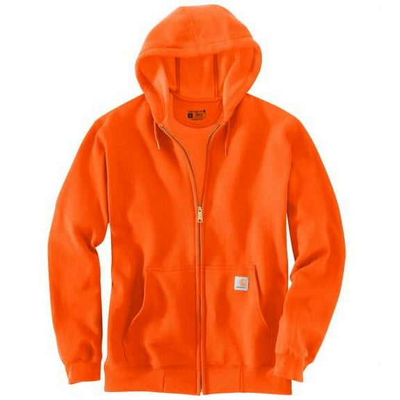 Carhartt Loose Fit Midweight Full-Zip Sweatshirt – K122 Bright Orange