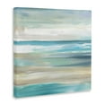 thumbnail image 2 of Stupell Industries Abstract Beach Sand Ocean Waves Coastal Painting Gallery Wrapped Canvas Print Wall Art, 2 of 5