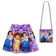 thumbnail image 4 of HAWEE Cute Encanto Mirabel Dress for Girls Isabela Costume Cosplay with 3 Pieces, 4 of 7