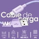 thumbnail image 3 of Cable Tipo C 1m Usb Tejido Tpe Carga Rápida Wekome WDC-03A Color Lavanda, 3 of 6