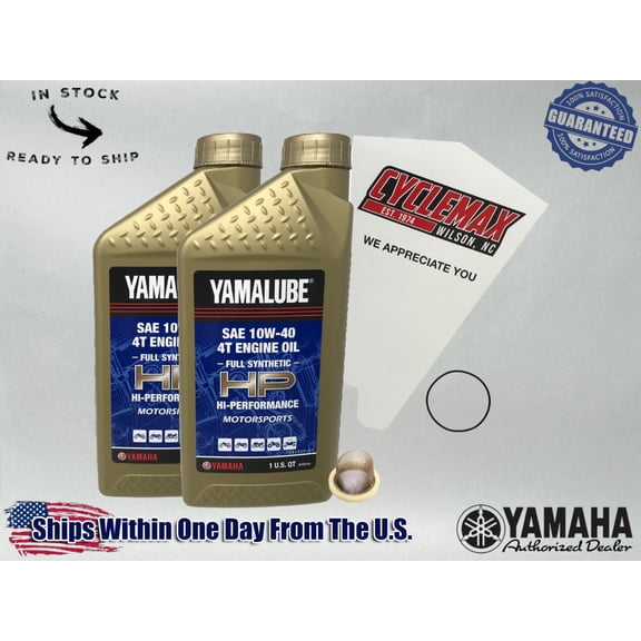 Cyclemax Full-Synthetic Yamalube Oil Change Kit fits 1989-2004 Yamaha BREEZE