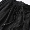 thumbnail image 2 of EOYWHK Mens Drawstring Shorts Elastic Waist with Pockets Mens Gym Shorts for Men Soft Lightweight Breathable Activewear Daily Wear Outdoor Black, Size L, 2 of 9
