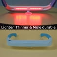 thumbnail image 2 of SHIORLAM 670nm Red Light Therapy Glasses, 10000 LEDs High-Density Array Eye Care Glasses, Rechargeable Light Therapy with 4 Timer Settings, 12.8oz Ergonomic Design for Visual Comfort (Blue/White), 2 of 8