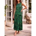 thumbnail image 6 of Airmenty 2 Piece Sets for Women Summer Outfits Casual Matching Vacation Outfits Asymmetrical Top Outfit Lounge Sets with Pockets S-2XL, 6 of 7