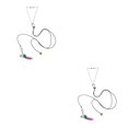 thumbnail image 4 of Greeniant Juguete colgante de Metal ABS para mascotas, lindo reemplazo con forma de Animal, sin perforaciones, interactivo, para el hogar, sala tipo 3 2Conjunto, 4 of 6