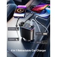 thumbnail image 4 of Cargador de coche retráctil ARIPUYBG con Starlight 66W, 4 of 6
