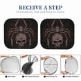 thumbnail image 6 of Kll Spider With Skull Windshield Sun Shade 2-Piece Foldable Car Front Window Sunshade For Most Sedans Suv Truck- Medium, 6 of 7