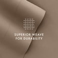 thumbnail image 6 of Noble Linens 4 Piece Solid Microfiber Bed Sheet Set, Taupe, King, 6 of 10