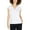 white, variant on Michael Kors Womens Flutter-Sleeve Ruffled Blouse, White, X-Large