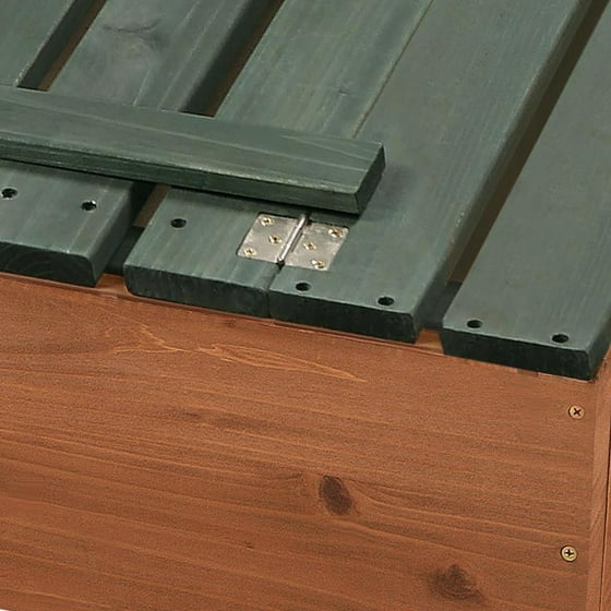Badger Basket Covered Convertible Cedar Sandbox With Two Bench Seats Badger Basket Covered Convertible Cedar Sandbox With Two Bench Seats Com