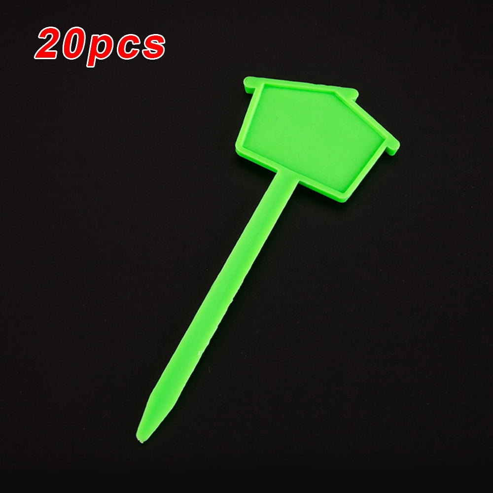 20Pcs PP Plastic Plant Tags Garden Flower Name Labels Nursery Markers 4