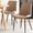 Beige, variant on NORDICANA 37" Round Dining Table Set, Mid Century Modern Round Dining Table for 4 Person, Coffee Table for Kitchen Dining Room, Office, Save Space (1 Table with 4 Beige Chairs)